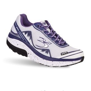 GDEFY Gravity Defyer Mighty Walk Purple White Sneakers 10